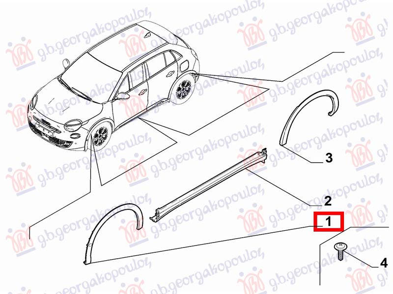 ΠΛΑΣΤΙΚΗ ΚΟΥΡΜΠΑ ΕΜΠΡΟΣ ΦΤΕΡΟΥ (Γ) ΑΡ