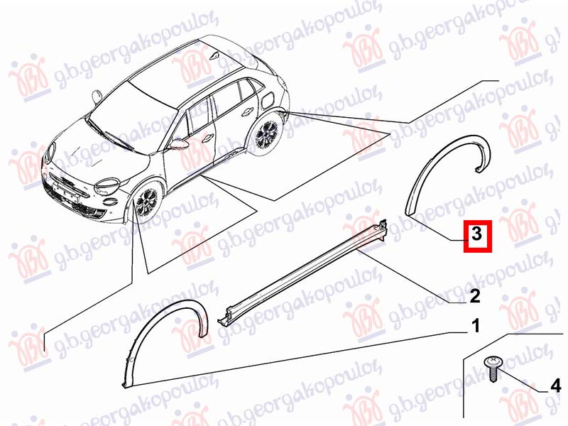 ΠΛΑΣΤΙΚΗ ΚΟΥΡΜΠΑ ΠΙΣΩ ΦΤΕΡΟΥ (Γ) ΔΕΞ