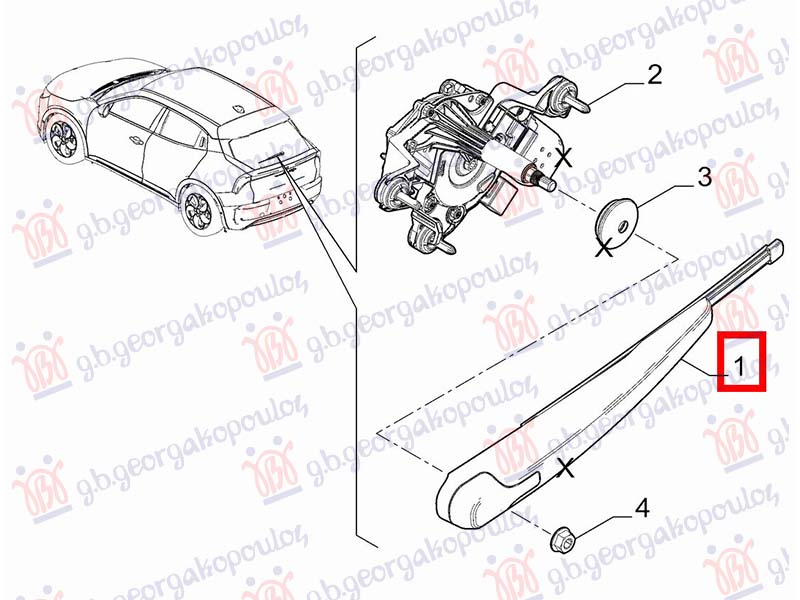 ΥΑΛΟΚΑΘΑΡΙΣΤΗΡΑΣ ΠΙΣΩ ΜΕ ΜΠΡΑΤΣΟ (Γ)