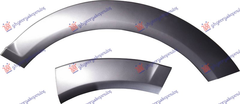 ΚΟΥΡΜΠΑ ΦΤΕΡΟΥ ΕΜΠΡΟΣ ΠΛΑΣΤΙΚΗ ΒΑΦΟΜΕΝΗ (OFFROAD) (2 ΤΕΜΑΧΙΑ) ΔΕΞ