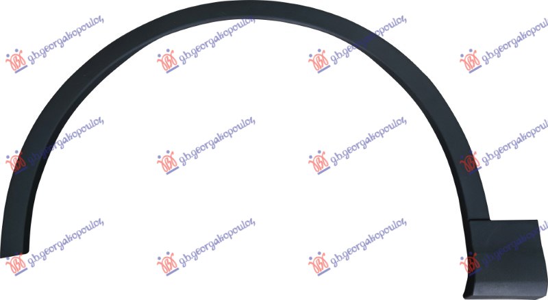 ΚΟΥΡΜΠΑ ΦΤΕΡΟΥ ΕΜΠΡΟΣ ΠΛΑΣΤΙΚΗ ΜΑΥΡΗ ΑΡ