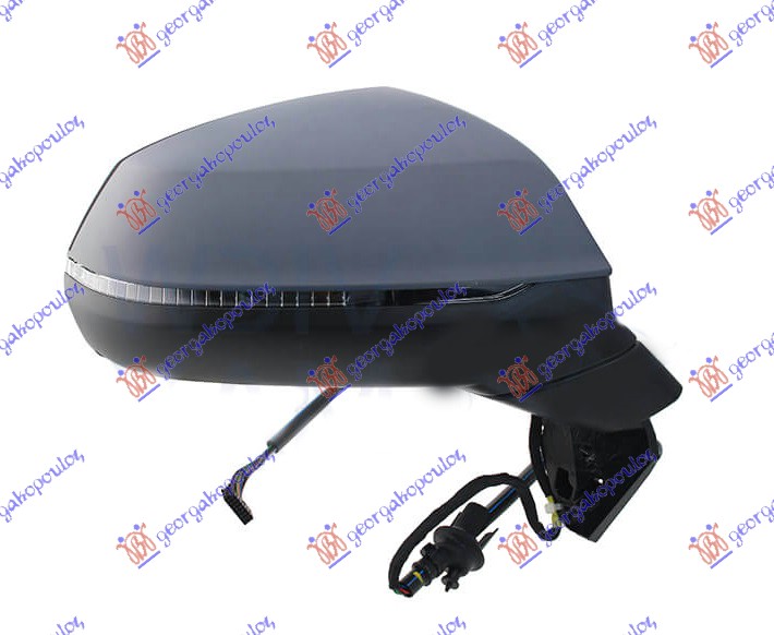 ΚΑΘΡΕΦΤΗΣ ΗΛΕΚΤΡΙΚΟΣ ΘΕΡΜΑΙΝΟΜΕΝΟΣ ΗΛΕΚΤΡΙΚΑ ΑΝΑΚΛΙΝΟΜΕΝΟΣ ΒΑΦΟΜΕΝΟΣ (ΜΕ ΦΛΑΣ & ΜΝΗΜΗ) (15 PIN) (Α ΠΟΙΟΤΗΤΑ) (CONVEX GLASS) ΔΕΞ