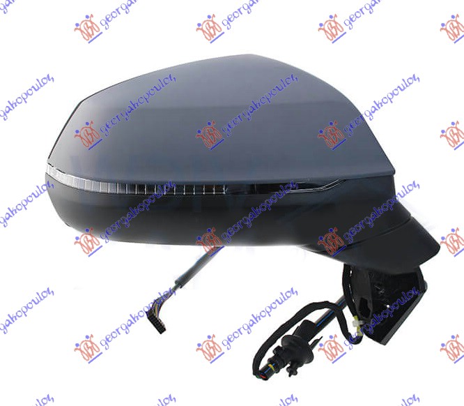 ΚΑΘΡΕΦΤΗΣ ΗΛΕΚΤ. ΘΕΡΜΑΙΝ. ΗΛ. ΑΝΑΚΛ. ΒΑΦΟΜ. (ΜΕ ΦΛΑΣ & ΜΝΗΜΗ) (LANE ASSIST) (15 PIN) (Α ΠΟΙΟΤΗΤΑ) (CONVEX GLASS) ΔΕΞ