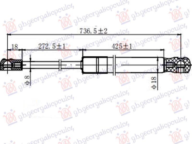 ΑΜΟΡΤΙΣΕΡ ΚΑΠΟ ΕΜΠΡΟΣ (736L-300N)