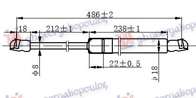 ΑΜΟΡΤΙΣΕΡ ΜΠΑΓΚΑΖ 3Π (486L-650N)