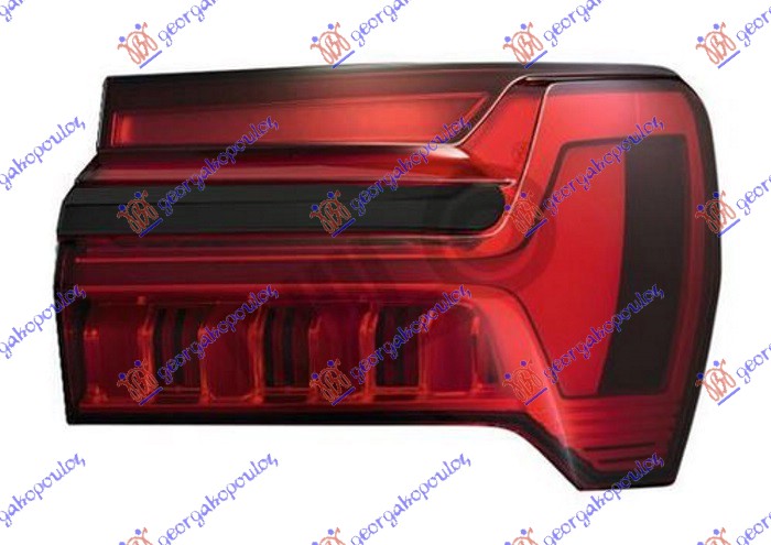 ΦΑΝΟΣ ΠΙΣΩ ΕΞΩ LED ΜΕ ΔΥΝΑΜΙΚΟ ΦΛΑΣ (ANIMATION) (ΜΕ ΜΑΥΡΟ ΔΙΑΚΟΣΜΗΤΙΚΟ) (ULO) ΔΕΞ