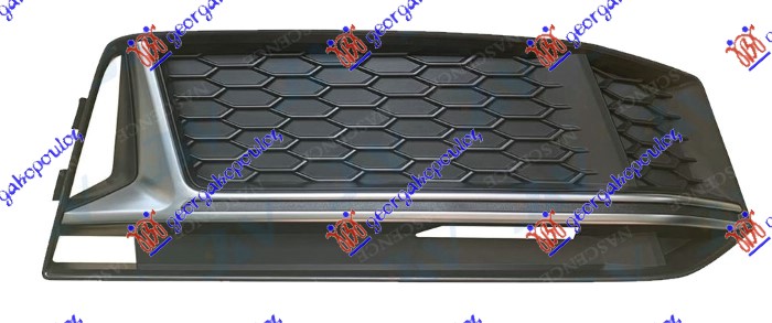 ΔΙΧΤΥ ΠΡΟΦΥΛΑΚΤΗΡΑ ΕΜΠΡΟΣ (ΧΩΡΙΣ ΤΡΥΠΑ ΓΙΑ ΑΙΣΘΗΤΗΡΑ) ΜΕ ΔΙΑΚΟΣΜΗΤΙΚΟ ΑΣΗΜΙ (S-LINE) ΔΕΞ