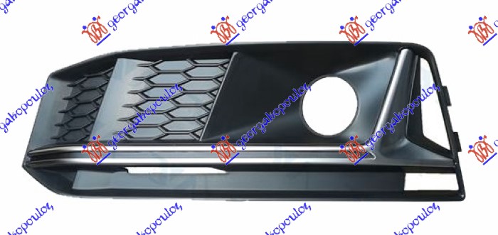 ΔΙΧΤΥ ΠΡΟΦΥΛΑΚΤΗΡΑ ΕΜΠΡΟΣ (ΜΕ ΤΡΥΠΑ ΓΙΑ ΑΙΣΘΗΤΗΡΑ) ΜΕ ΔΙΑΚΟΣΜΗΤΙΚΟ ΑΣΗΜΙ (S-LINE) ΑΡ