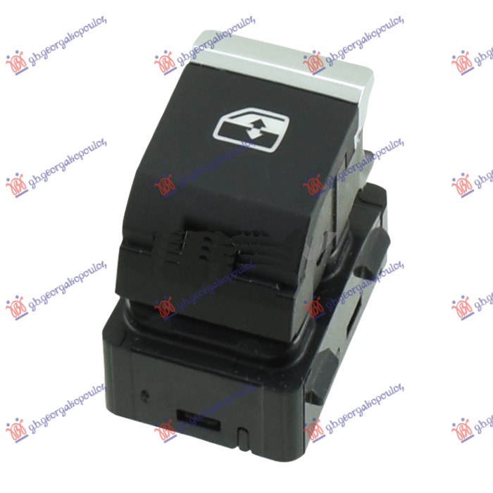 ΔΙΑΚΟΠΤΗΣ ΠΑΡΑΘΥΡΟΥ ΕΜΠΡΟΣ (& ΠΙΣΩ ΔΕΞΙΑ=ΑΡΙΣΤΕΡΑ ) (χρωμιο) (4pin) ΔΕΞ