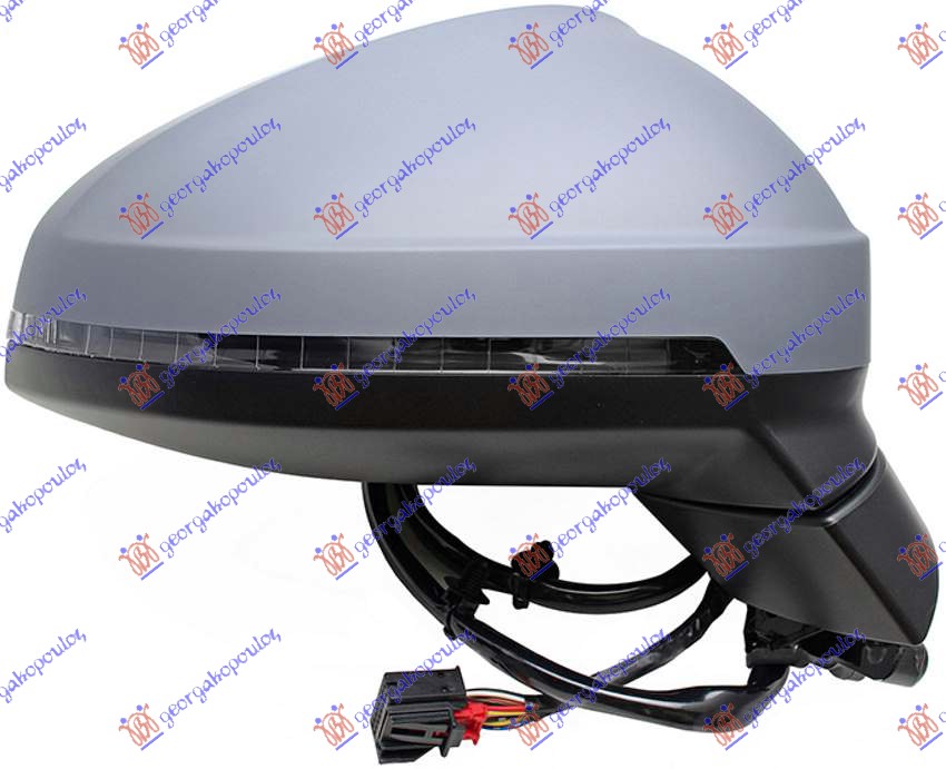 ΚΑΘΡΕΦΤΗΣ ΗΛΕΚΤΡΙΚΟΣ ΘΕΡΜΑΙΝΟΜΕΝΟΣ ΒΑΦΟΜΕΝΟΣ (ΜΕ ΦΛΑΣ) 8 PIN (ASPHERICAL GLASS) ΔΕΞ