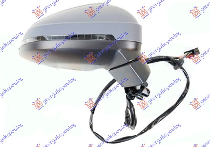 ΚΑΘΡΕΦΤΗΣ ΗΛΕΚΤΡΙΚΟΣ ΘΕΡΜΑΙΝΟΜΕΝΟΣ ΒΑΦΟΜΕΝΟΣ (ΜΕ ΦΛΑΣ & ASSIST) (8 PIN) (ASPHERICAL GLASS) ΔΕΞ