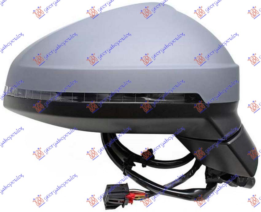 ΚΑΘΡΕΦΤΗΣ ΗΛΕΚΤΡΙΚΟΣ ΘΕΡΜΑΙΝΟΜΕΝΟΣ ΗΛΕΚΤΡΙΚΑ ΑΝΑΚΛΙΝΟΜΕΝΟΣ & ΜΕ ΜΝΗΜΗ ΒΑΦΟΜΕΝΟΣ (ΜΕ ΦΛΑΣ) 15 PIN (ASPHERICA GLASS) ΔΕΞ