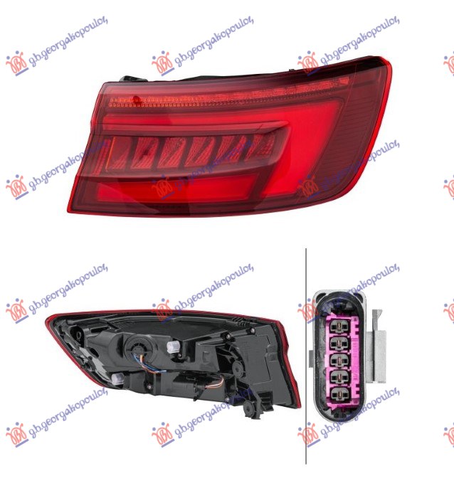 ΦΑΝΟΣ ΠΙΣΩ ΕΞΩ LED (S4) (HELLA) ΔΕΞ