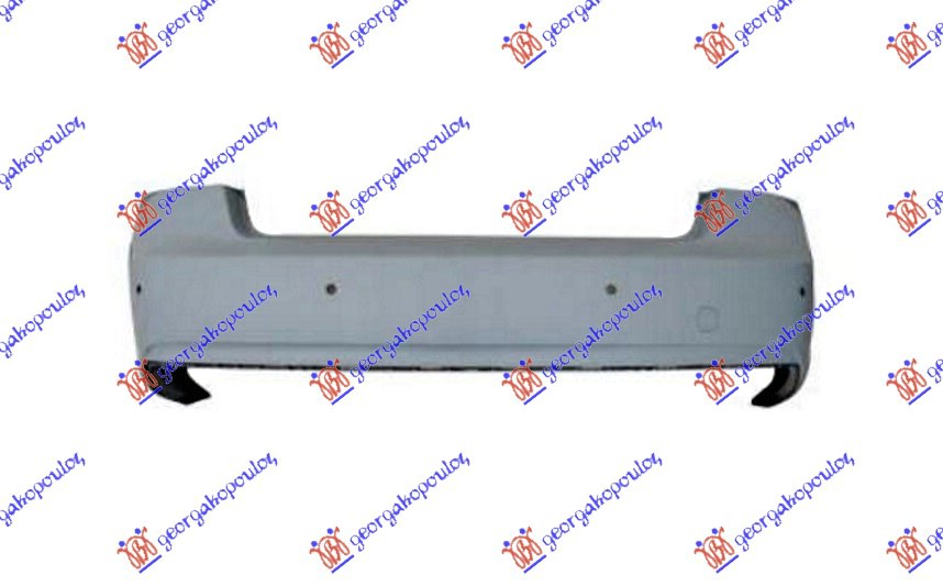 ΠΡΟΦΥΛΑΚΤΗΡΑΣ ΠΙΣΩ ΒΑΦΟΜΕΝΟΣ (COUPE & CABRIO) (ΜΕ 4 PDC & ΚΑΜΕΡΑ)