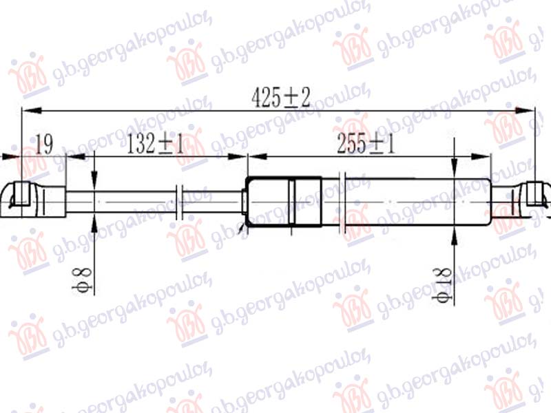 ΑΜΟΡΤΙΣΕΡ ΜΠΑΓΚΑΖ CABRIO (425L-320N)