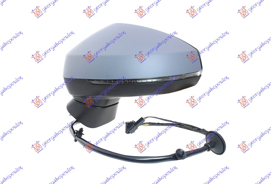 ΚΑΘΡΕΦΤΗΣ ΗΛΕΚΤΡΙΚΟΣ ΘΕΡΜΑΙΝΟΜΕΝΟΣ ΗΛΕΚΤΡΙΚΑ ΑΝΑΚΛΙΝΟΜΕΝΟΣ ΒΑΦΟΜΕΝΟΣ (ΜΕ ΦΛΑΣ) (12 PIN) (Α ΠΟΙΟΤΗΤΑ) (ASPHERICAL GLASS) ΑΡ