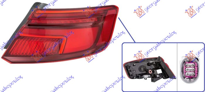 ΦΑΝΟΣ ΠΙΣΩ ΕΞΩ LED ΔΥΝΑΜΙΚΟ SPORTBACK (HELLA) ΔΕΞ