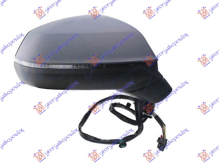 ΚΑΘΡΕΦΤΗΣ ΗΛΕΚΤΡΙΚΟΣ ΘΕΡΜΑΙΝΟΜΕΝΟΣ ΒΑΦΟΜΕΝΟΣ (ΜΕ ΦΛΑΣ & SIDE ASSIST) (8 PIN) (Α ΠΟΙΟΤΗΤΑ) (CONVEX GLASS) ΔΕΞ