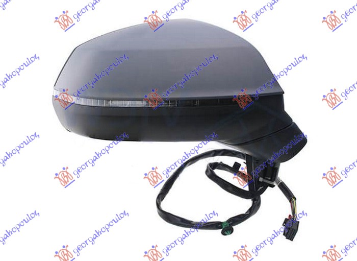 ΚΑΘΡΕΦΤΗΣ ΗΛΕΚΤΡΙΚΟΣ ΘΕΡΜΑΙΝΟΜΕΝΟΣ ΒΑΦΟΜΕΝΟΣ ΗΛΕΚΤΡΙΚΑ ΑΝΑΚΛΙΝΟΜΕΝΟΣ (ΜΕ ΦΛΑΣ) (12 PIN) (Α ΠΟΙΟΤΗΤΑ) (CONVEX GLASS) ΔΕΞ