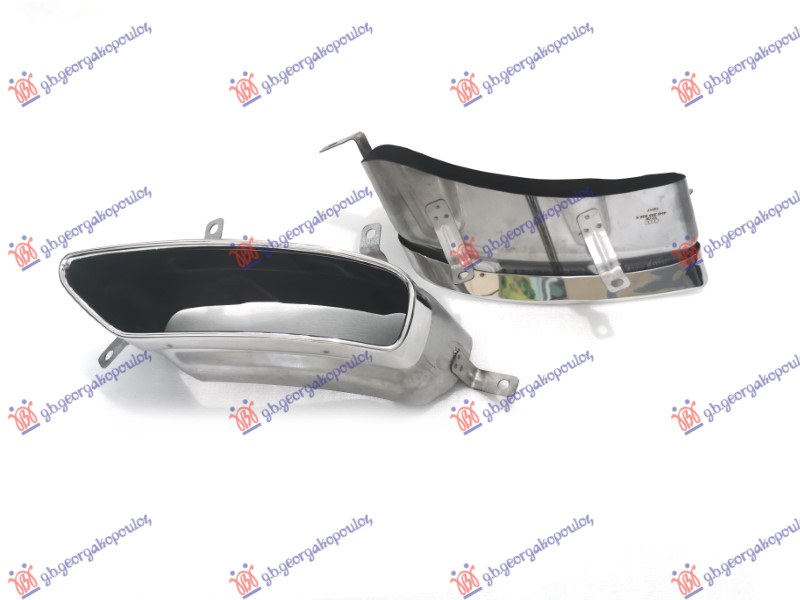 ΔΙΑΚΟΣΜΗΤΙΚΟ ΠΛΑΙΣΙΟ ΣΠΟΙΛΕΡ ΠΡΟΦΥΛΑΚΤΗΡΑ ΠΙΣΩ ΧΡΩΜΙΟ ΔΕΞ