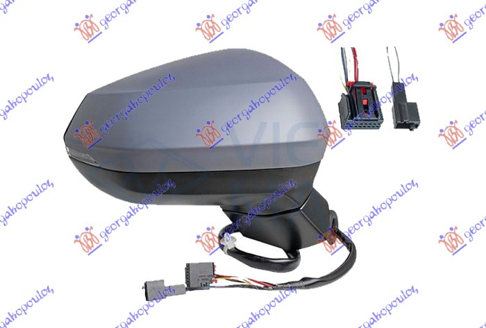 ΚΑΘΡΕΦΤΗΣ ΗΛΕΚΤΡΙΚΟΣ ΘΕΡΜΑΙΝΟΜΕΝΟΣ ΒΑΦΟΜΕΝΟΣ (ΜΕ ΦΛΑΣ) (Α ΠΟΙΟΤΗΤΑ) (CONVEX GLASS) ΔΕΞ