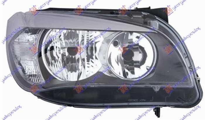 ΦΑΝΟΣ ΕΜΠΡΟΣ ΗΛΕΚΤΡΙΚΟΣ ΜΑΥΡΟΣ (H7/H7) (Ε) (TYC) ΔΕΞ