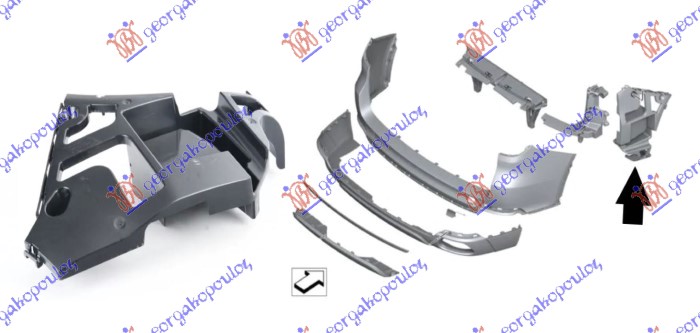 ΒΑΣΗ ΠΡΟΦΥΛΑΚΤΗΡΑ ΠΙΣΩ ΠΛΑΙΝΗ ΠΛΑΣΤΙΚΗ ΔΕΞ