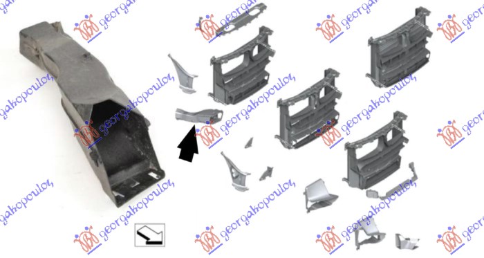 ΑΕΡΑΓΩΓΟΣ ΕΜΠΡΟΣ ΕΣΩΤΕΡΙΚΟΣ ΠΛΑΣΤΙΚΟΣ (ΓΙΑ ΤΑ ΦΡΕΝΑ) (M-SPORT) ΔΕΞ