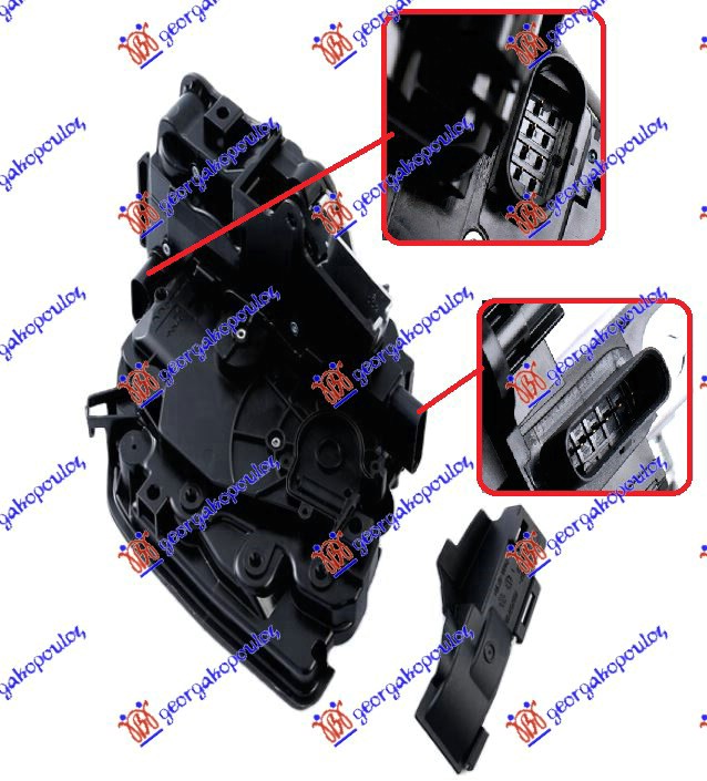 ΚΛΕΙΔΑΡΙΑ ΠΟΡΤΑΣ ΕΜΠΡΟΣ ΗΛΕΚΤΡΙΚΗ (SOFT CLOSE & ΣΥΝΑΓΕΡΜΟΣ) (6+4pins) ΑΡ