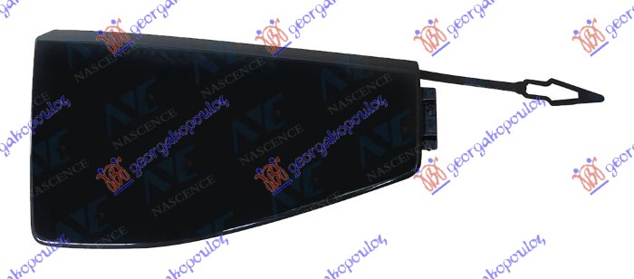 ΚΑΛΥΜΜΑ ΓΑΝΤΖΟΥ ΕΜΠΡΟΣ ΜΑΥΡΟ ΓΥΑΛΙΣΤΕΡΟ (M-SPORT & M50) ΔΕΞ