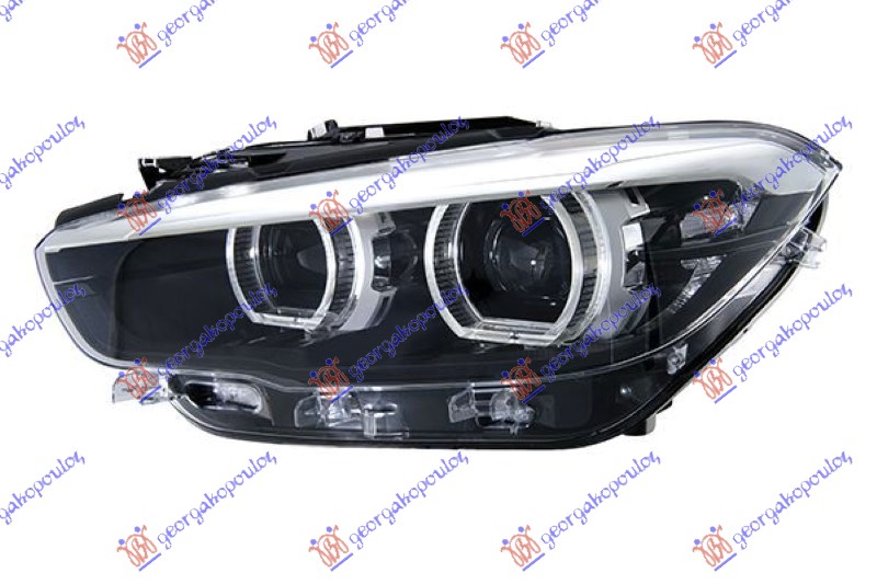 ΦΑΝΟΣ ΕΜΠΡΟΣ FULL LED ΜΑΥΡΟ (HELLA) ΑΡ