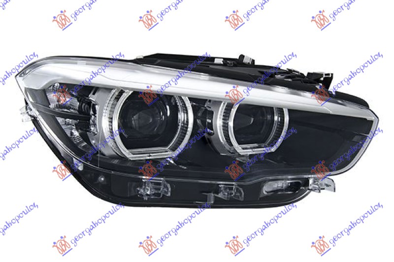 ΦΑΝΟΣ ΕΜΠΡΟΣ FULL LED ΕΞΥΠΝΟ ΜΑΥΡΟ (HELLA) ΔΕΞ