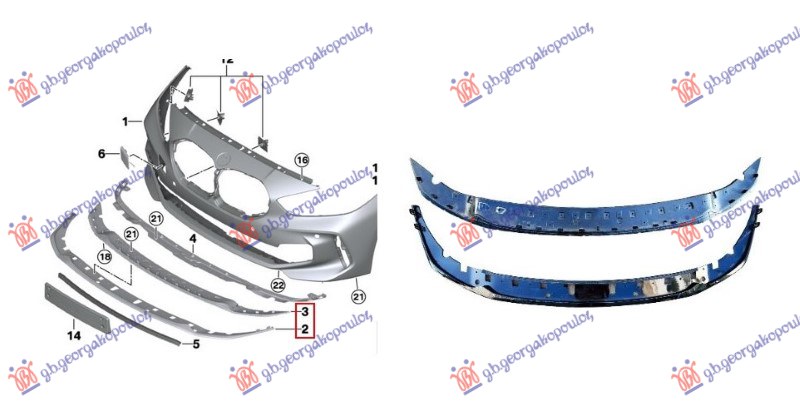 ΣΠΟΙΛΕΡ ΠΡΟΦΥΛΑΚΤΗΡΑ ΕΜΠΡΟΣ (ΣΕΤ 2 ΤΕΜΑΧΙΑ) (M-SPORT)