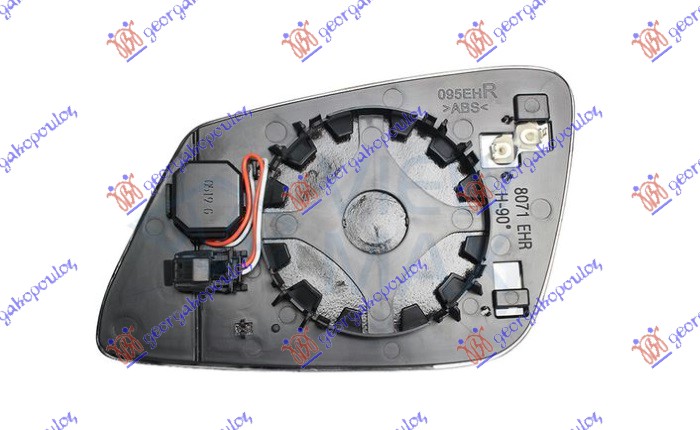 ΚΡΥΣΤΑΛΛΟ ΚΑΘΡΕΦΤΗ ΘΕΡΜΑΙΝΟΜΕΝΟ (ΜΕ BLIS) (CONVEX GLASS) ΔΕΞ