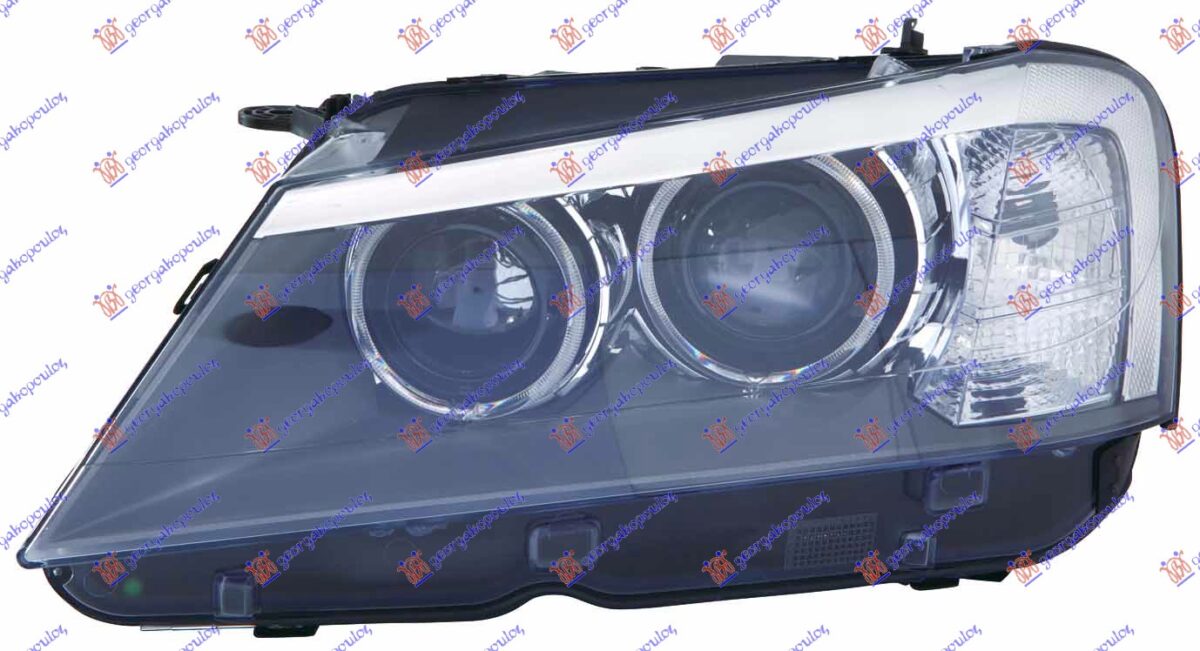 ΦΑΝΟΣ ΕΜΠΡΟΣ XENON ΜΕ ΦΩΣ ΗΜΕΡΑΣ LED (Ε) (DEPO) ΑΡ