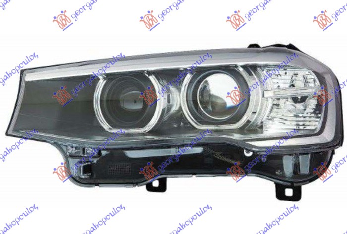 ΦΑΝΟΣ ΕΜΠΡΟΣ Bi-XENON ΜΕ ΦΩΣ ΗΜΕΡΑΣ LED (Ε) (TYC) ΑΡ