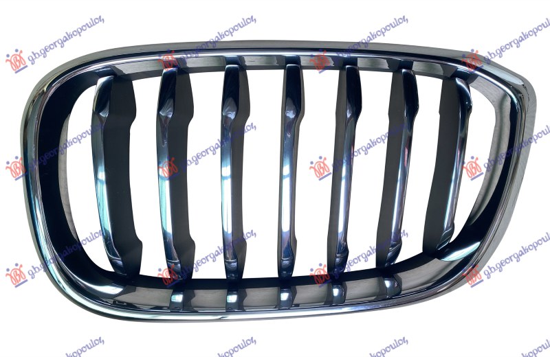 ΚΑΡΔΙΑ ΜΑΣΚΑΣ (LUXURY-LINE) (ΧΡΩΜΙΟ/ΧΡΩΜΙΟ/ΧΡΩΜΙΟ) ΑΡ