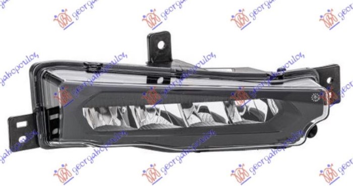 ΠΡΟΒΟΛΕΑΣ ΟΜΙΧΛΗΣ LED ΜΑΥΡΟΣ (E) ΔΕΞ