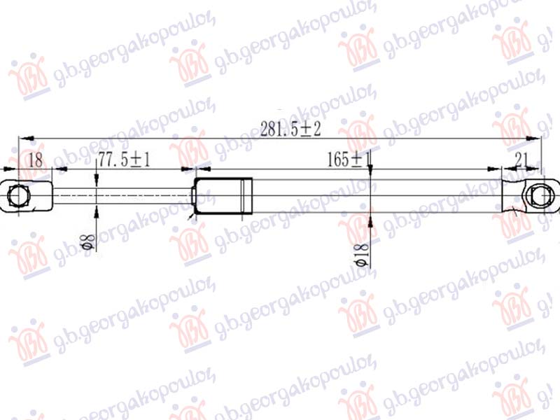 ΑΜΟΡΤΙΣΕΡ ΚΑΠΟ ΕΜΠΡΟΣ M3 (282L-430N)