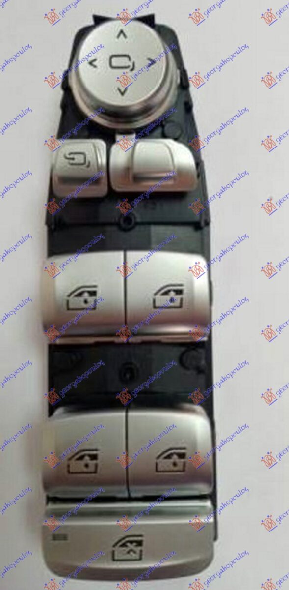 ΔΙΑΚΟΠΤΗΣ ΠΑΡΑΘΥΡΟΥ /ΚΑΘΡΕΦΤΩΝ ΕΜΠΡΟΣ ΜΕ ΑΝΑΚΛΙΣΗ (Ασημί μπουτόν) (Τετραπλός) (11pin) ΑΡ