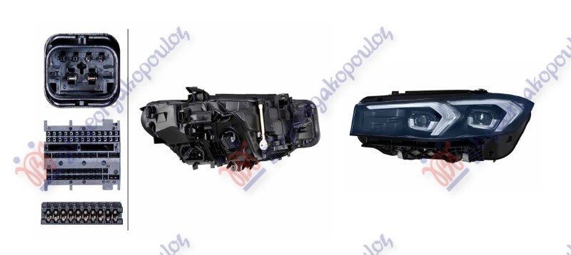 ΦΑΝΟΣ ΕΜΠΡΟΣ FULL LED ΜΑΥΡΟ (HELLA) ΑΡ