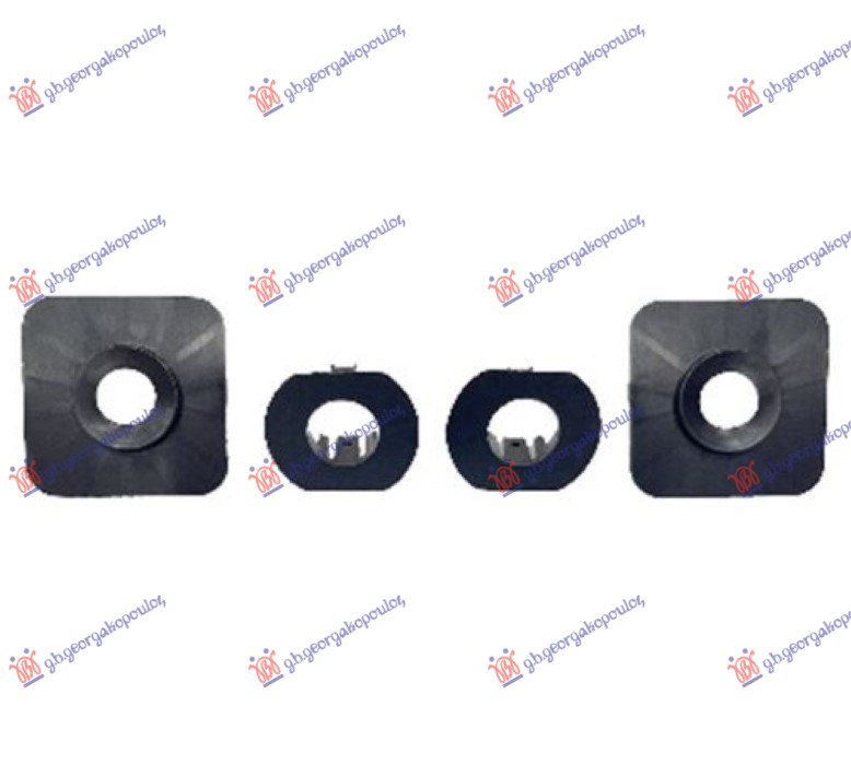 ΒΑΣΕΙΣ ΑΙΣΘΗΤΗΡΩΝ ΠΑΡΚΑΡΙΣΜΑΤΟΣ ΠΡΟΦΥΛΑΚΤΗΡΑ ΕΜΠΡΟΣ ΣΕΤ (4 ΤΕΜΑΧΙΑ) (M-SPORT)