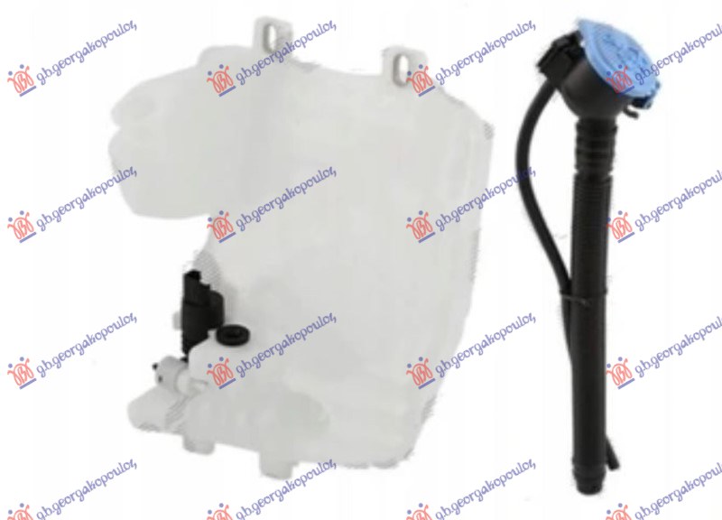 ΔΟΧΕΙΟ ΝΕΡΟΥ ΥΑΛΟΚΑΘΑΡΙΣΤΗΡΩΝ ΜΕ ΜΟΤΕΡ & ΤΑΠΑ & ΛΑΙΜΟ (F45)