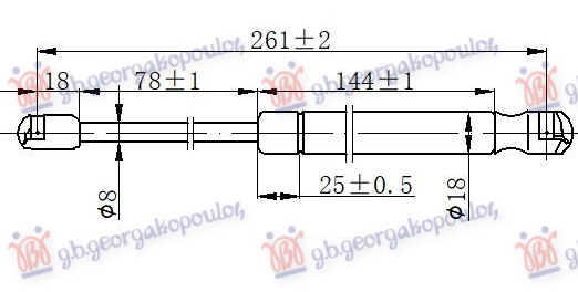 ΑΜΟΡΤΙΣΕΡ ΚΑΠΟ ΕΜΠΡΟΣ (261L-470N)