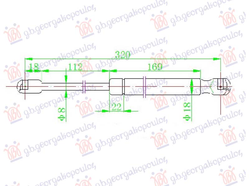 ΑΜΟΡΤΙΣΕΡ ΚΑΠΟ ΕΜΠΡΟΣ (320L-360N)