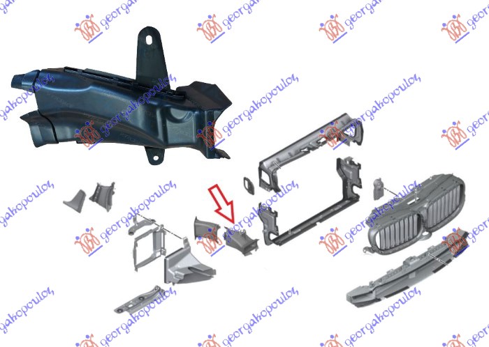 ΑΕΡΑΓΩΓΟΣ ΕΜΠΡΟΣ ΕΣΩΤΕΡΙΚΟΣ ΠΛΑΣΤΙΚΟΣ (ΕΜΠΡΟΣ ΚΟΜΜΑΤΙ) (ΓΙΑ ΤΑ ΦΡΕΝΑ) ΔΕΞ