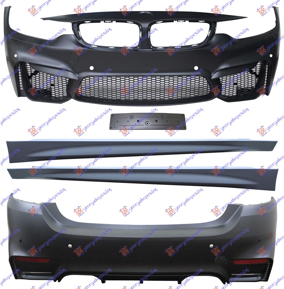 ΠΡΟΦΥΛΑΚΤΗΡΕΣ (ΣΕΤ ΜΕΤΑΤΡΟΠΗΣ ΚΟΜΠΛΕ) M4-LOOK (GRAN COUPE F36)