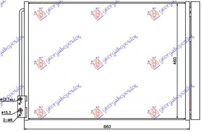 ΨΥΓΕΙΟ A/C ΒΕΝΖΙΝΗ/ΠΕΤΡΕΛΑΙΟ (625x470x16) ΤΥΠΟΥ BEHR (&GT/F07) (KOYO)