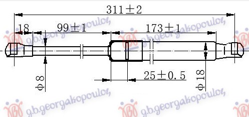 ΑΜΟΡΤΙΣΕΡ ΚΑΠΟ ΕΜΠΡΟΣ (311L-400N)