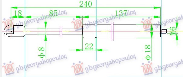 ΑΜΟΡΤΙΣΕΡ ΚΑΠΟ ΕΜΠΡΟΣ (240L-410N)